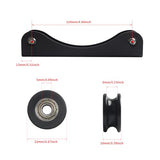 FYSETC 3D Printer Metal Filament Spool Holder - Adjustable Filament Stand Mount Rack: 0.5-5KG 3D Printing Material Roller Separated Brackets Fit All Spool Sizes Types Filament PLA PETG ABS - 1 Pack FYSETC