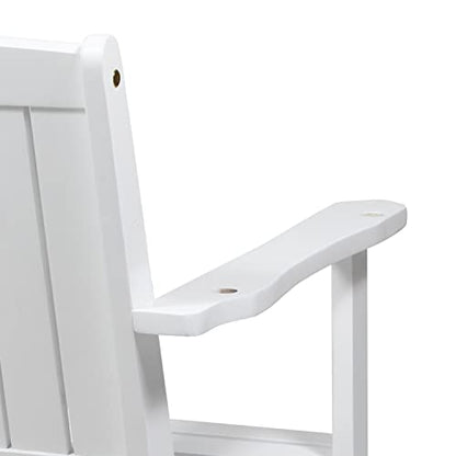 Christopher Knight Home Phoebe Outdoor Acacia Wood Porch Swing, White