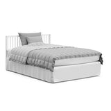 Graco Teddi 5-in-1 Convertible Crib with Drawer (White) – GREENGUARD Gold Certified, Crib with Drawer Combo, Full-Size Nursery Storage Drawer, Converts to Toddler Bed, Daybed and Full-Size Bed Graco