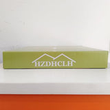 HZDHCLH Wall Clocks Battery Operated,12 inch Silent Non Ticking Modern Wall Clock for Living Room Bedroom Kitchen Office Classroom Decor (Olive Green and Gold) HZDHCLH