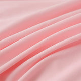 Holawakaka Pink Waterfall Ruffle Comforter Set Twin Size Multi-Layers Ruffled Shabby Chic 3PCS Bedding Set for Girls Women Holawakaka