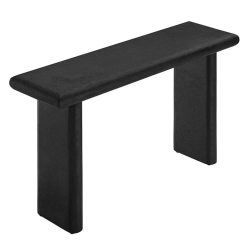 Modway EEI-6577-BLK Relic Concrete Textured Console Table, Black Modway