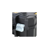 DEWALT TSTAK II Tool Box, 13 Inch, Flat Top, Holds Up To 66 lbs, Flexible Platforms for Stacking (DWST17807) DEWALT