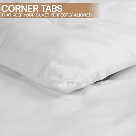 Utopia Bedding Comforters Twin Size, All Season Duvet Insert, Down Alternative Twin Comforter with Corner Tabs, Machine Washable Bed Comforter 64 x 88 Inches (White) Utopia Bedding