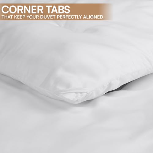 Utopia Bedding Comforters King Size, All Season Duvet Insert, Down Alternative King Comforter with Corner Tabs, Machine Washable Bed Comforter 90 x 102 Inches (White) Utopia Bedding