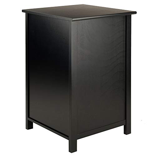 Winsome Delta File Cabinet Black Home Office Winsome