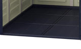 Duramax YardMate 5' x 8' Plus Plastic Garden Shed with Plastic Floor - Anthracite & Adobe - 15 Years Warranty DURAMAX