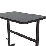 Correll 24"x36" Adjustable Height (34"-42") Standing Desk, Work Station, Montana Granite HP Laminate, Steel Frame, Made in The USA (CST2436-55) CORRELL, INC.