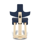 Varier ThatSit Balans Adjustable Ergonomic Kneeling Chair with Backrest, 10-Year Limited Warranty, Designed by Peter Opsvik, Blue/Natural Varier