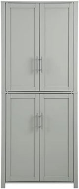Crosley Furniture Savannah Tall Pantry, Gray Crosley Furniture