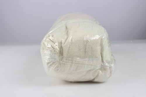 MOSFiATA Backyard Hammock with Tassels Max 500lbs Canvas Fabric Bohemian Style with Thickened Rope and Carry Bag for Outdoor, Garden, Patio, Wedding Decor (White) MOSFiATA