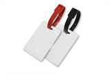 Polymer Sublimation Dye Heat Press Thermal Transfer Luggage Tag Blank White 10 Pieces 8,4 x 5,3 cm SFS BLANK
