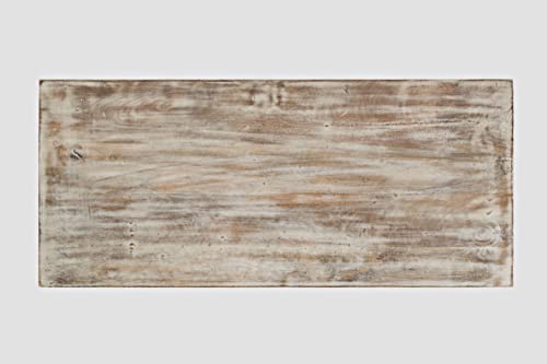 Jofran Inc. Global Archive Solid Mango Wood Hand Carved Accent Chest Jofran Inc.