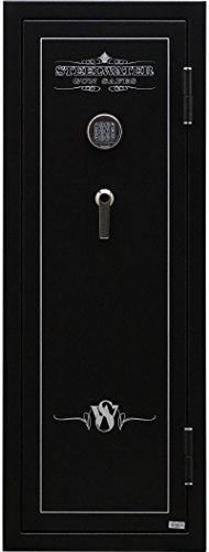 STEELWATER GUN SAFES New Improved E.M.P Proof, 16 Long Gun, 60 MInute Fire Protection, Auto LED LIghting, Dehumidifier, and Door Organizer kit, for Rifles, Pistols, and other valuables. AMEGS5922-EMP Steelwater Gun Safes
