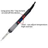 ERHT 3D Printing Smoothing Tool Kit Modify Finishing Soldering Welding Iron Kit Heat Set Insert Brass Nut ERHT