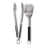 OXO Good Grips Grilling Tools, Tongs and Turner Set, Black OXO
