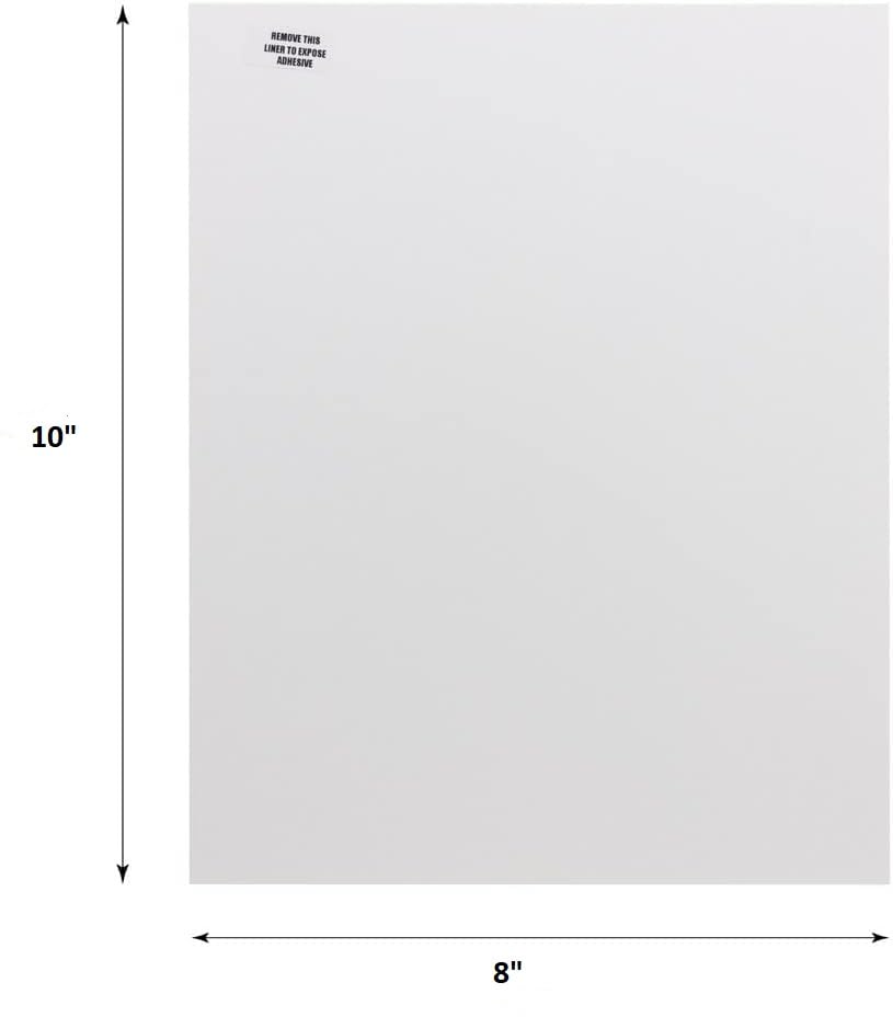 Hygloss Sticky Collage Boards - 24 Pack 8"x10" Self Stick Collage Boards for Kids - Peel & Stick Mounting Boards for Art Projects, School Crafts, Classrooms, and DIY Displays Hygloss