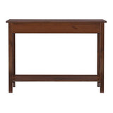 Linon Home Dcor Console Table, 42.01"w x 13.98"d x 30.71"h, Antique Tobacco Linon