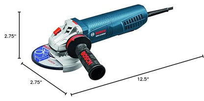 BOSCH GWS13-50VSP 5 Inch 13 Amp Angle Grinder Variable Speed with Paddle Switch - WoodArtSupply