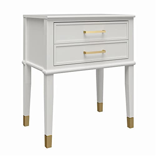 CosmoLiving by Cosmopolitan Westerleigh End Table, White CosmoLiving by Cosmopolitan