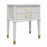 CosmoLiving by Cosmopolitan Westerleigh End Table, White CosmoLiving by Cosmopolitan