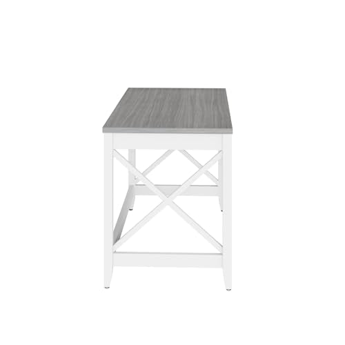 Alera ALEWSF4824GY 47.24 in. x 23.62 in. x 29.53 in. Farmhouse Writing Desk - Gray Alera