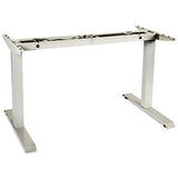 Alera 2-Stage Electric Adjustable Table Base, 48 to 72w x 24 to 36d x 27.5 to 47.2h, Gray Alera