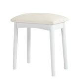 Merax Corner Small Vanity Desk with Mirror and Lights, 44.09" L Makeup Vanity Set with Stool, Dressing Table with Sliding Glass Door, Drawer and Display Shelf, White Merax