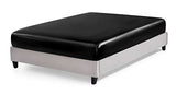 P Pothuiny Satin Fitted Sheet Twin XL Size, 1 Single Fitted Sheet Only, Extra Soft Deep Pocket Bottom Bed Sheets Mattress Cover Fits 12" to 16", Wrinkle Free, Fully Elasticized (Black) P Pothuiny