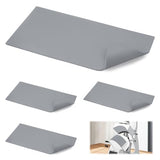 4 Pcs Silicone Heat Press Mat, Heat Press Pad for Hat HTV Transfer Vinyl, Heat Resistant, Cuttable, Hat Press Accessories for Hats and Small Items KCMOSGI