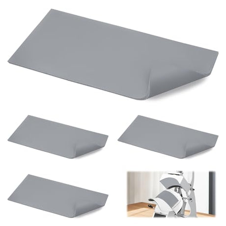 4 Pcs Silicone Heat Press Mat, Heat Press Pad for Hat HTV Transfer Vinyl, Heat Resistant, Cuttable, Hat Press Accessories for Hats and Small Items KCMOSGI