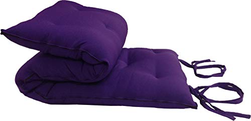 D&D Futon Furniture Traditional Japanese Floor Rolling Futon Mattress, Cotton Batting/Foam/Polyester Batting, Foldable Bed (Purple, 3 x 54 x 80 (in) Full Size) D&D Futon Furniture