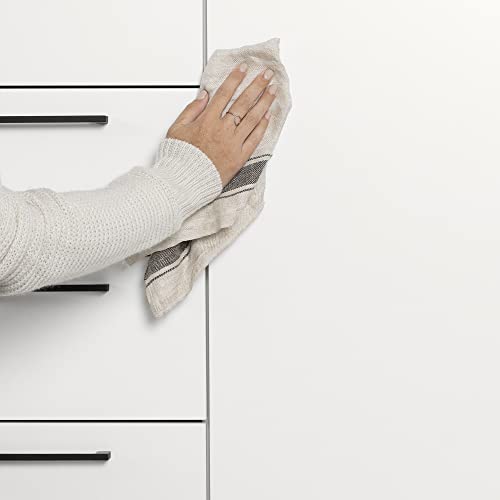 South Shore Myro Kitchen Island, Faux Black Stone and White South Shore