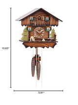 Hekas Cuckoo Clock Black Forest House KA 1675 Kammerer Uhren Hekas