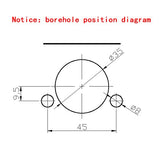 INTBUYING Pneumatic Hinge Boring Insertion Machine Hinge Boring Drill Press Machine Woodworking Hinge Drilling Machine INTBUYING
