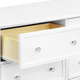 DaVinci Kalani 6-Drawer Double Wide Dresser in White DaVinci
