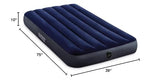 Intex 64757E Dura-Beam Standard Downy Air Mattress: Fiber-Tech - Twin Size - 10in Bed Height - 300lb Weight Capacity - Pump Sold Separately Intex