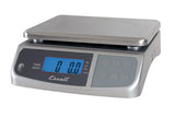 Escali M-Series NSF Certified Digital Kitchen & Industrial Scale, 66 lb Capacity, Dual Display, Spill-Proof, Stainless Steel