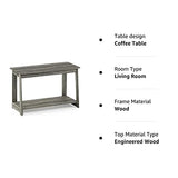 Furinno Beginning TV Stand, French Oak Grey, 15.59 x 35.04 x 21.65 inches Furinno