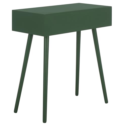 SAFAVIEH Home Collection – Dean Garden Green 2-Drawer Console Table, Mid-Century Modern Entryway & Living Room Accent (COF5701G) SAFAVIEH