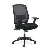 HON Crio Ergonomic Office Chair, High Back Task Chair with Adjustable Arms, Lumbar Support, 360 Swivel, Center-Tilt Recline, for Desks, Computers, Home Office, Black HON