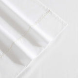 Laura Ashley - Sheet Set, Breathable Cotton Percale Bedding with Matching Pillowcases, Soft Home Decor (Scallop White, Twin) Laura Ashley