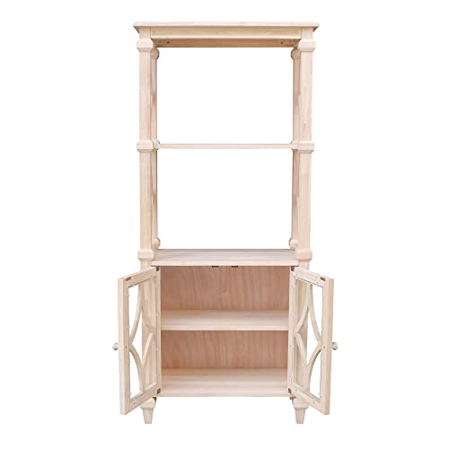 International Concepts Josephine Solid Wood Bookcase IC International Concepts
