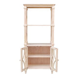 International Concepts Josephine Solid Wood Bookcase IC International Concepts