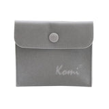 KOMI 4" Olive Wood Healing Comfort Hand Cross With Pouch - Wooden Holding Pocket Prayer Cross - Perfect Baptism or First Communion Gift Christian Gifts KOMI