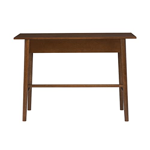 Linon Melissa Mid-Century Walnut Desk, 42" W x 19" D x 30" H Linon