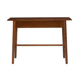 Linon Melissa Mid-Century Walnut Desk, 42" W x 19" D x 30" H Linon