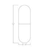 SKUTCHI DESIGNS INC. 12 Person Modular Conference Table with Metal T Legs | Racetrack Shaped | Harmony Series | 12 Ft | White Cypress SKUTCHI DESIGNS INC.