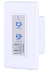 48" Black Industrial Ceiling Fan – High-Performance DC Motor – Wall Control – Ideal for Gyms, Studios, Shops & Commercial Spaces Canarm