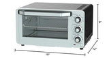 Cuisinart TOB-40N Custom Classic Toaster Oven Broiler, Brushed Stainless and Black Cuisinart